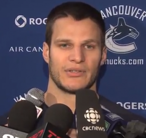 Kevin Bieksa Says Only Canadians Play Hockey With Integrity, EJ Hradek Responds